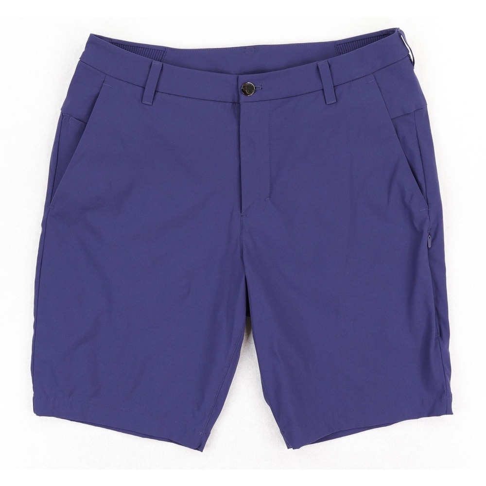 Lululemon Commission Golf Short Mens 33 Blue 10" Athletic Golf Stretch